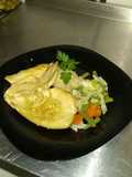 Suprema de pollo con vegetales