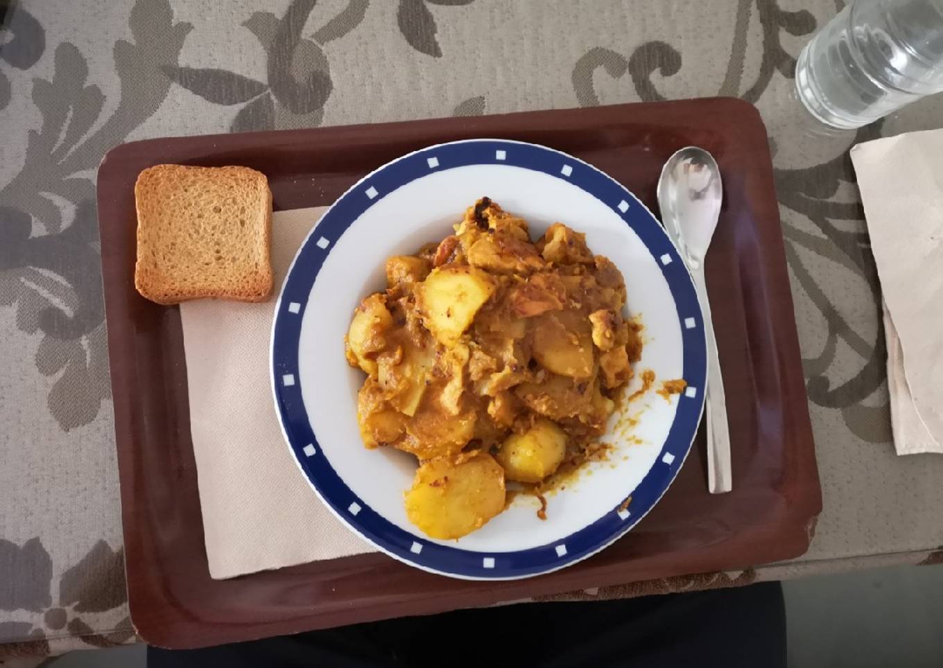 Estofado de carne blanca con patatas, buenísimo, light