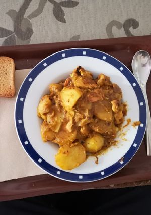 Una foto de Estofado de carne blanca con patatas, buenísimo, light