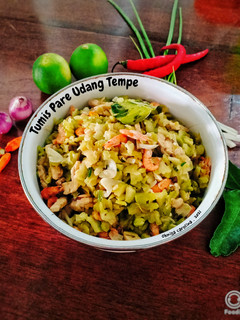 Foto resep Tumis Pare Udang Tempe
