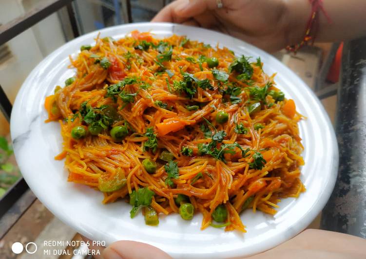 Simple Way to Make Speedy Masala Vermicelli Upma