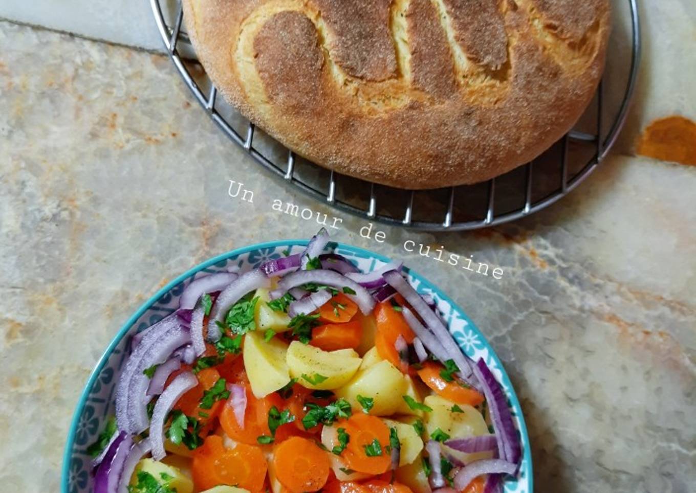 Salade pommes de terre carottes 🍴