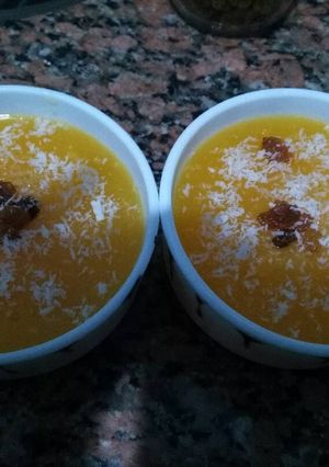 صورة لوصفة مهلبيه برتقال بالجزر