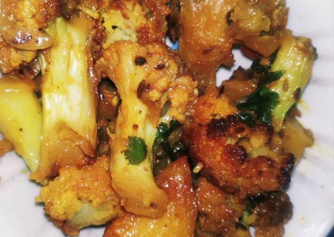 Recipe of Super Quick Homemade Gobhi Aloo sabji