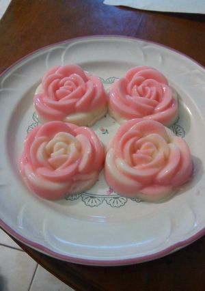 Foto resep Pudding Susu Romantis