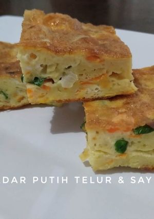Foto resep Dadar Putih Telur & Sayur