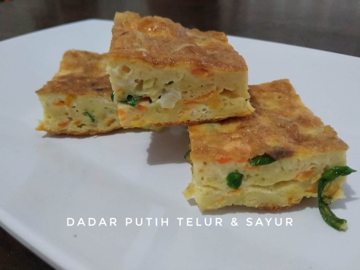 Ini dia! Resep memasak Dadar Putih Telur &amp;amp; Sayur  gurih