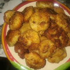 Fish and potatoe cake A picture of Fish and potatoe cake.