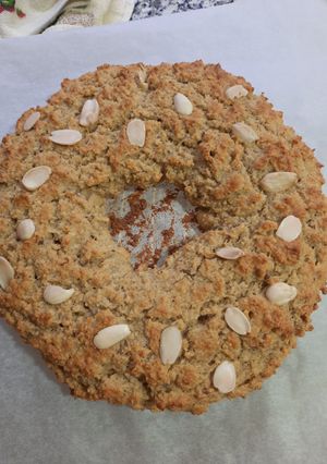 Una foto de Roscón de Reyes sin gluten