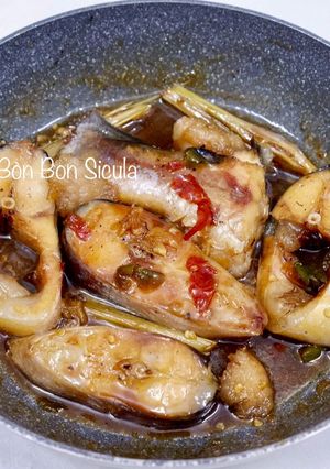 Hình của món Cá Basa Kho Sả Ớt.