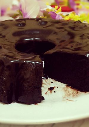 Foto resep Steamed chocolate cake