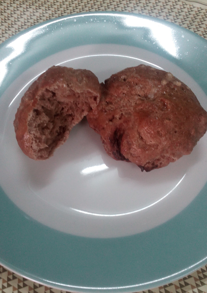 Una foto de Suizos de chocolate y arándanos
