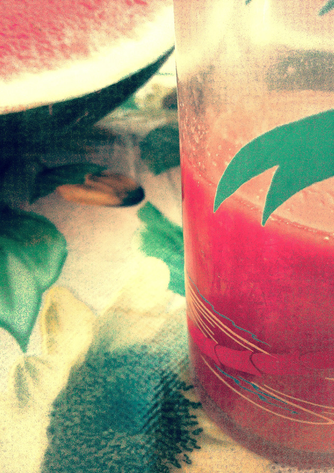 Una foto de Gazpacho ligero de sandía