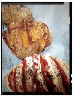 Una foto de Patatas al horno con sorpresa