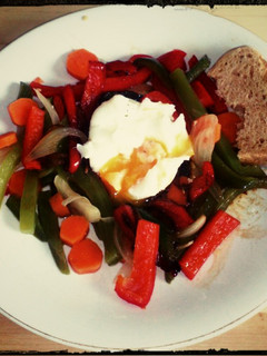 Una foto de Timbal de verduras caramelizadas