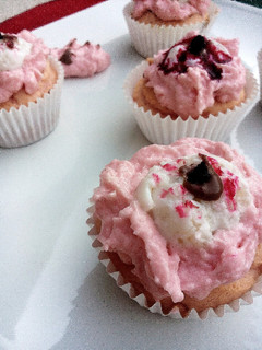 Una foto de Cupcakes "Ojos sangrientos"