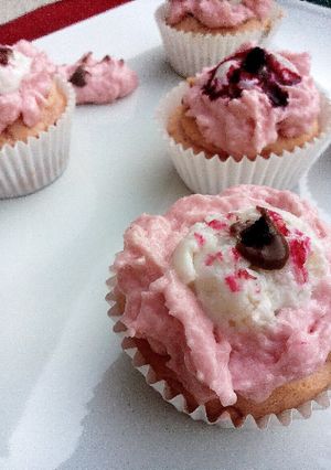 Una foto de Cupcakes "Ojos sangrientos"