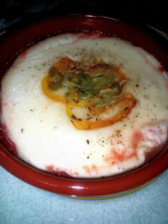 Una foto de Provolone al horno