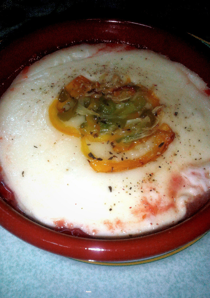 Una foto de Provolone al horno