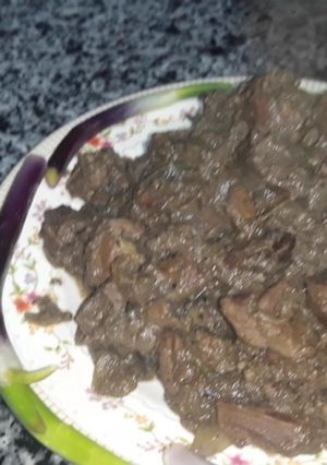 صورة لوصفة وصفتنا النهارده كبد وقوانص