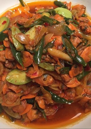 Foto resep Tumis Kepah Asin