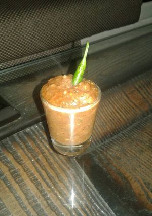 A picture of Tomato tardka dip..