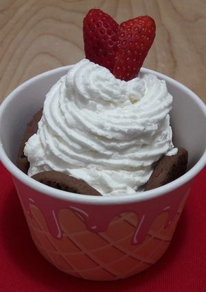 O poză a rețetei Mini cheesecake San Valentino.