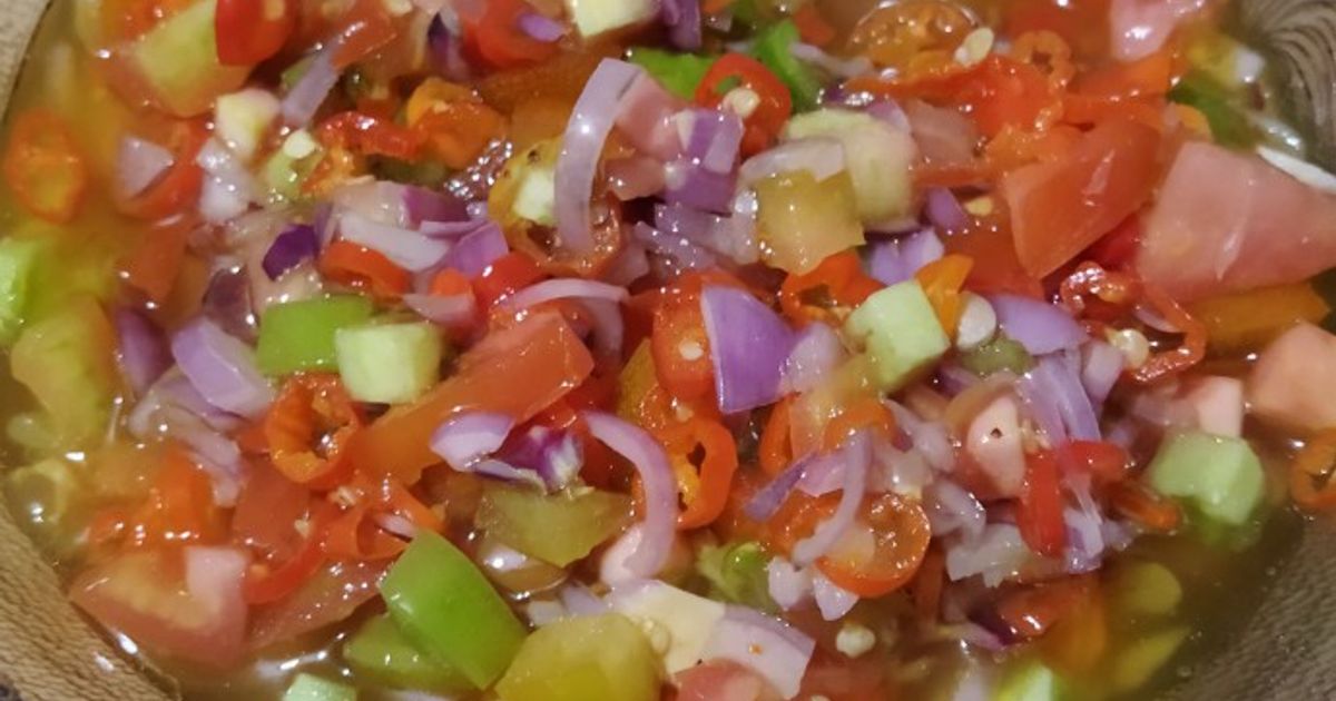Sambal dabu-dabu segar dan gurih