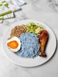 Nasi Kerabu (Ala dapur mungil)