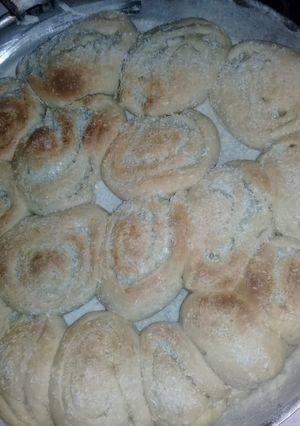 Una foto de Rollitos de crema pastelera y coco!!!