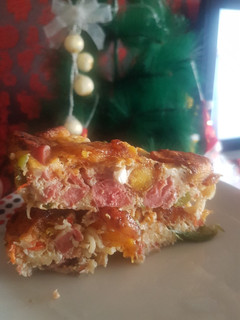 A picture of Plaintain and noddles frittata #abuja.