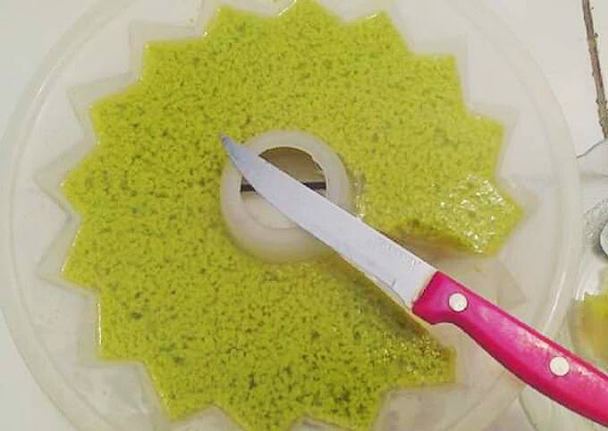 Langkah Mudah Memasak Resep Puding Lumut Pandan