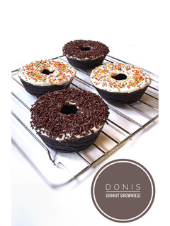 Foto resep DoNis (Donat Brownis) 🍩 ~ EGGLESS, tanpa mixer & oven