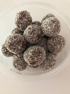 Una foto de Dulces de garbanzo y cacao