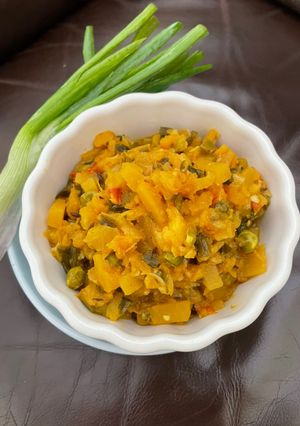 A picture of Pumpkin Chokha.