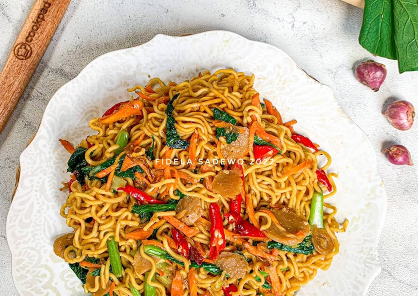 Mie Goreng Ndeso (Menu Pelengkap Lebaran/Hajatan)