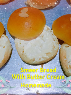 Foto resep Smeer Bread with simple butter cream homemade