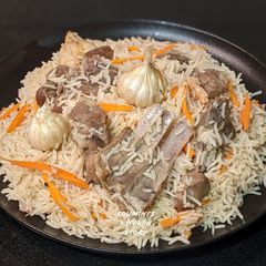 Uzbek Pilaf / Plov A picture of Uzbek Pilaf / Plov.