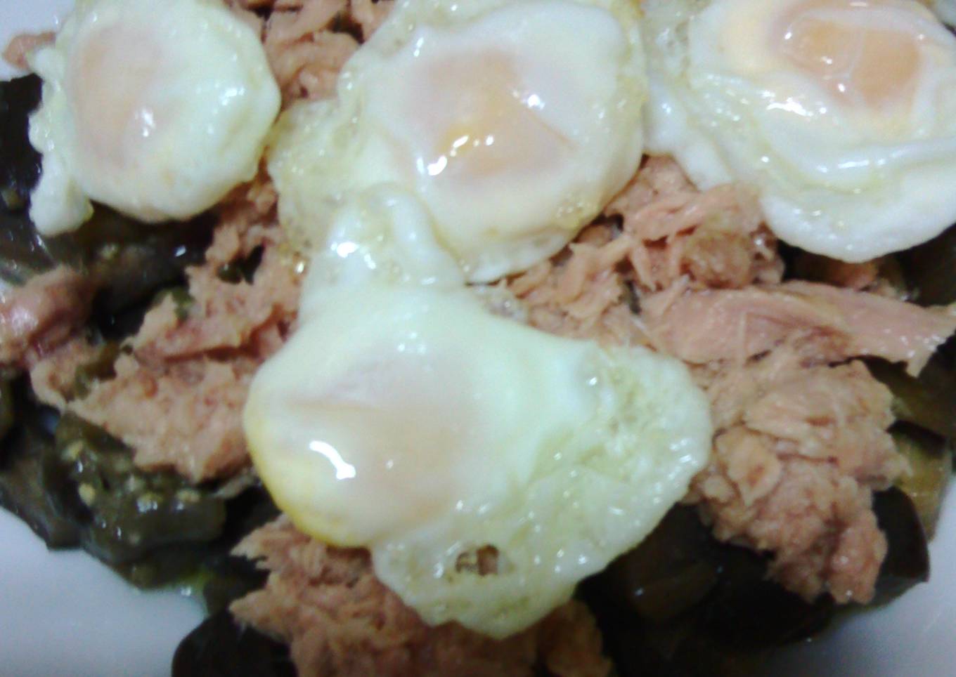 Berenjena con atun