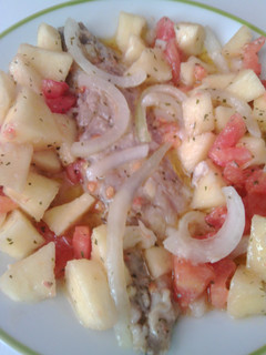 Una foto de Ceviche de caballa fresca