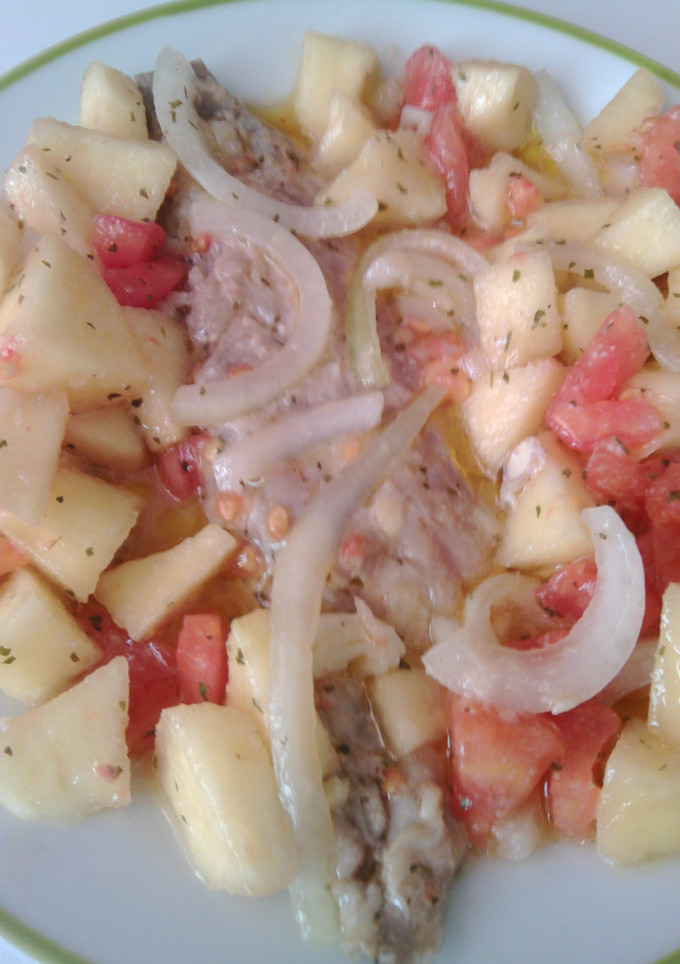 Una foto de Ceviche de caballa fresca