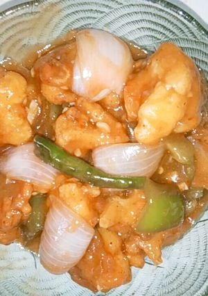A picture of Chilli cauliflower.