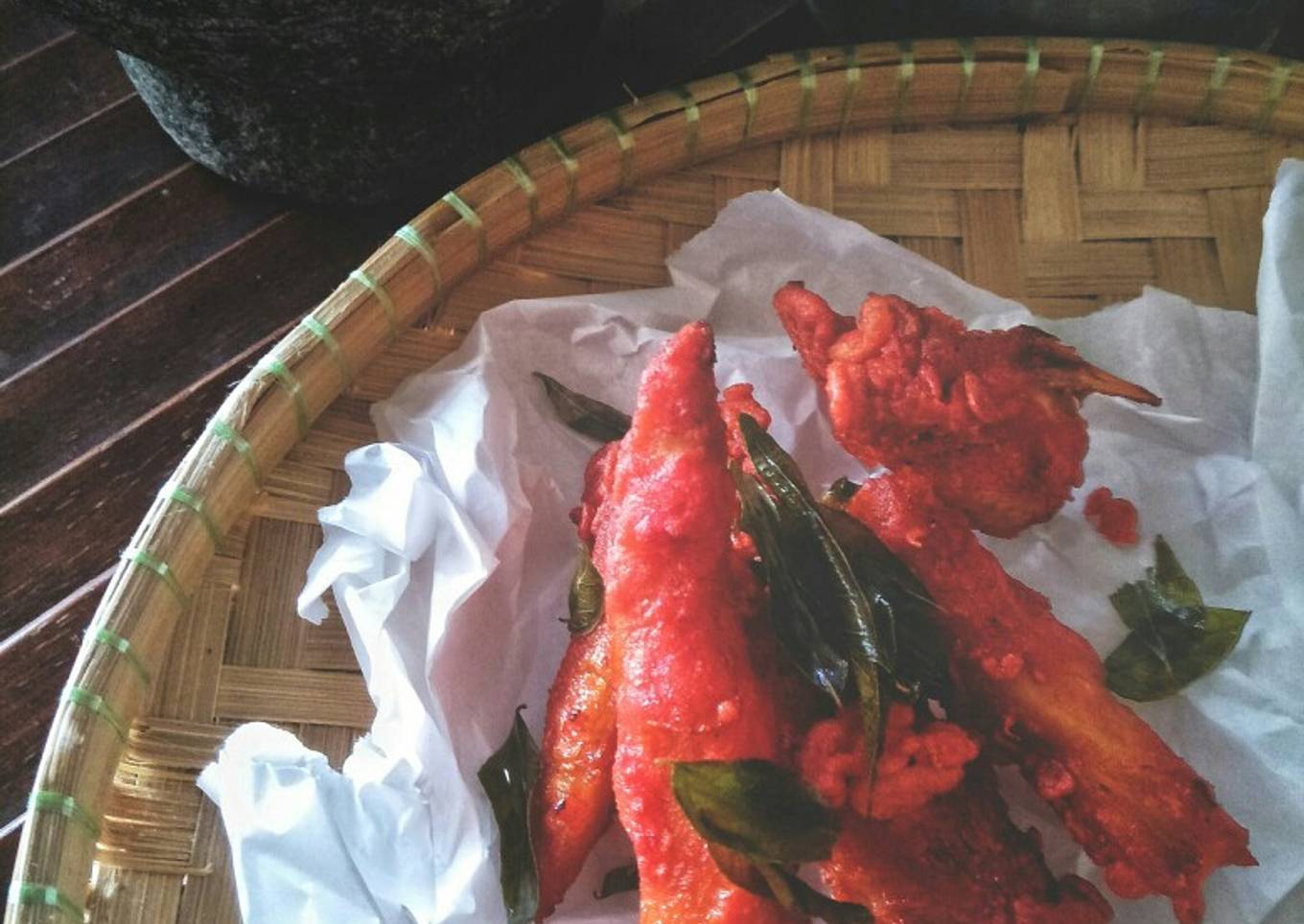 Bulu ayam yang rangup