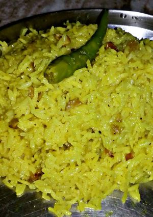 A picture of Basanti Pulao.