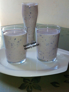 A picture of Blueberry smoothie.