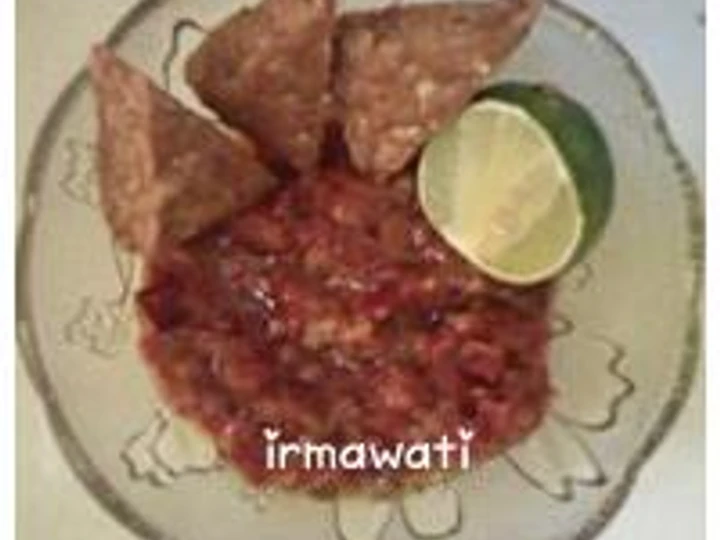 Cara Mudah Membikin Resep Sambal Terasi Goreng yang Uenak Anti Ribet, Bikin Ngiler