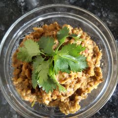 A picture of Moong dal tadka.
