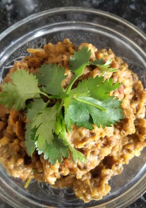 A picture of Moong dal tadka.