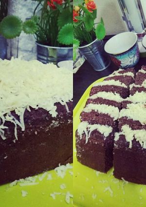Foto resep Brownis coklat kukus keto