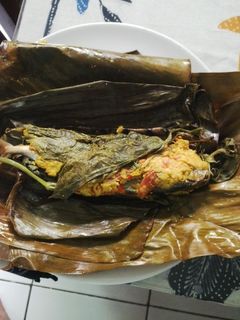 Foto resep Pepes peda daun labu